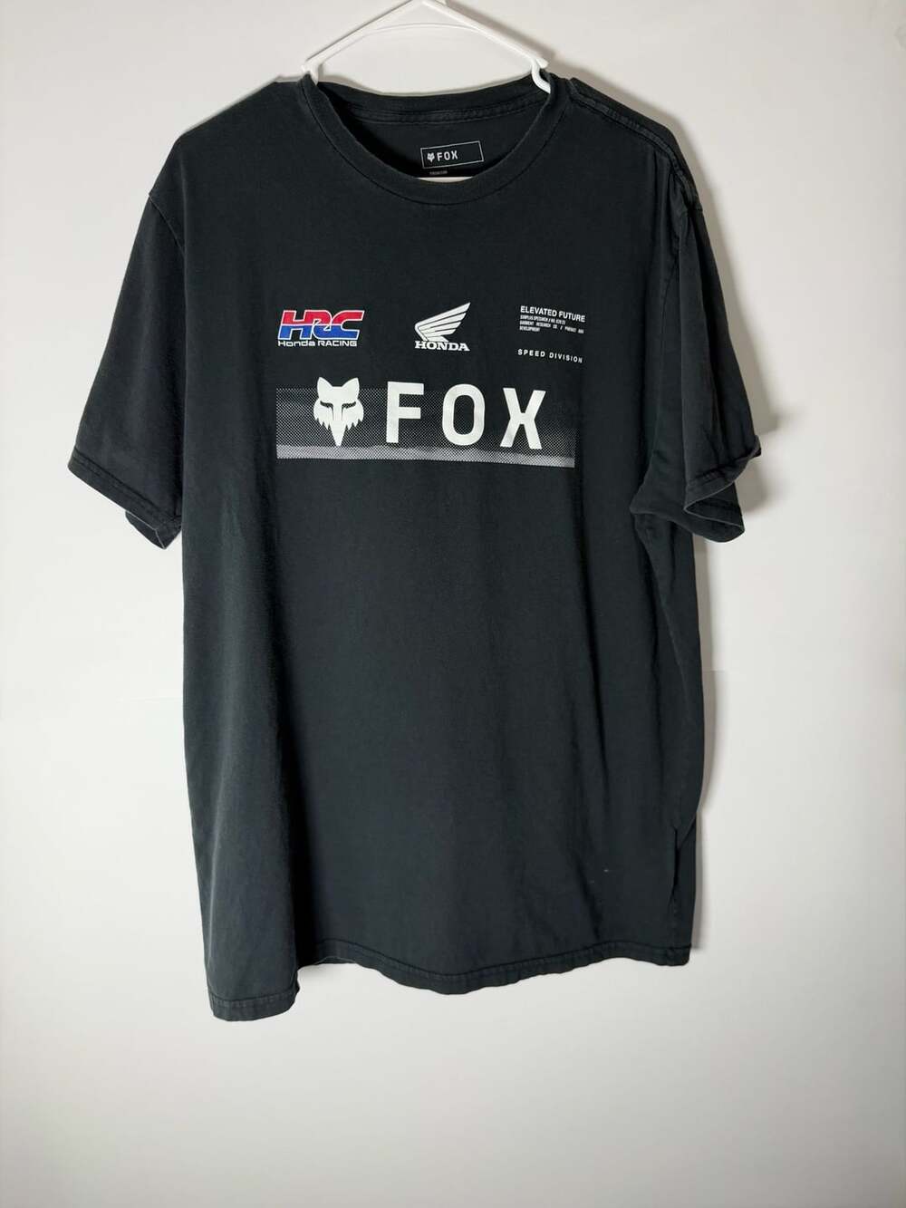 Fox X Honda Racing Premium T-Shirt Size XL Black